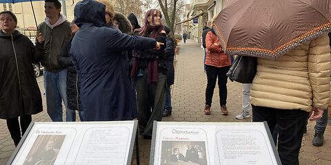 Die Ergebnisse der Recherche zur Familiengeschichte der Familie Miodowki werden auf der Gedenkveranstaltung ausgestellt.