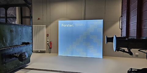 Leuchtwand Forster. Museum