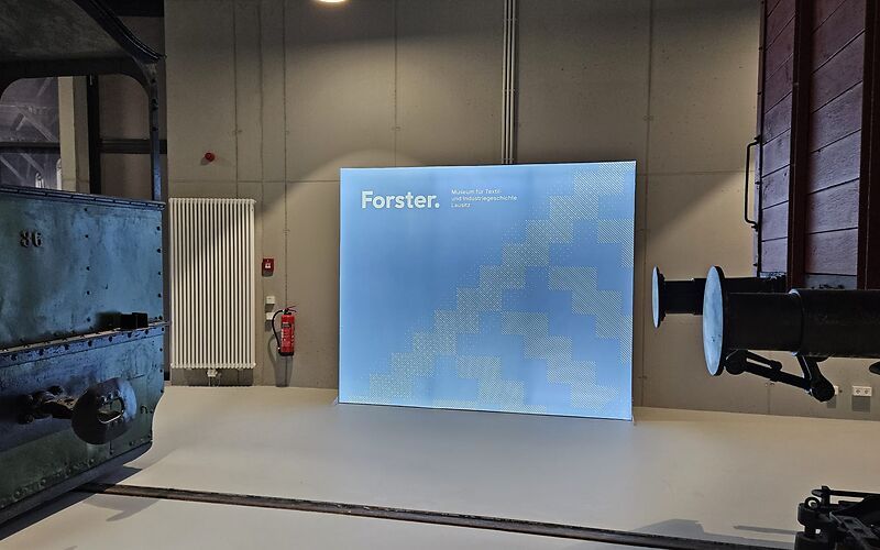 Leuchtwand Forster. Museum