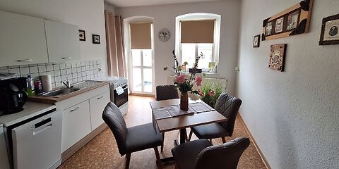 Küche, Foto: Ferienwohnung MIWE Gesundheitszentrum, Lizenz: Ferienwohnung MIWE Gesundheitszentrum