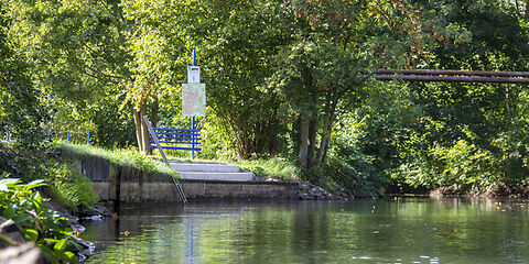 Liegeplatz Wassersport Forst e. V., Foto: TMB-Fotoarchiv/ScottyScout 